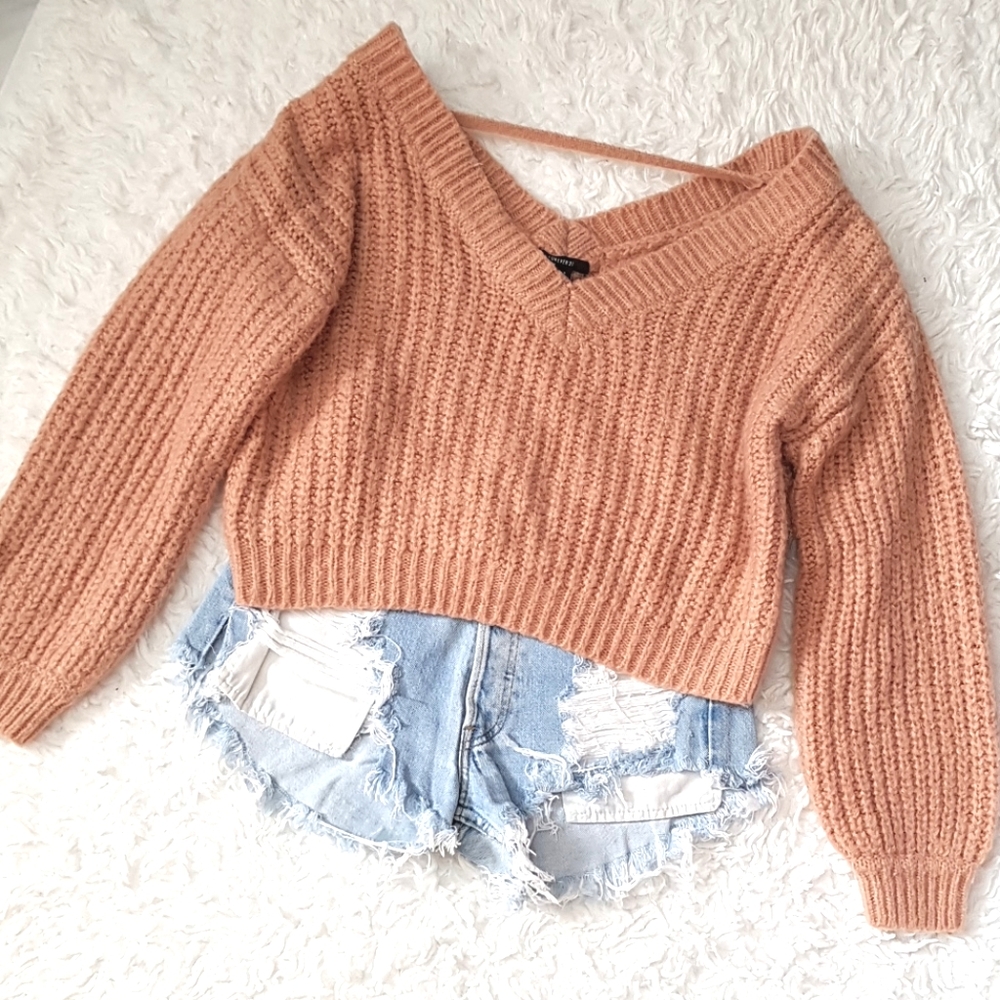 ☕ DUSTY THICK CHUNKY KNIT WARM OVERSIZED SWEATER
